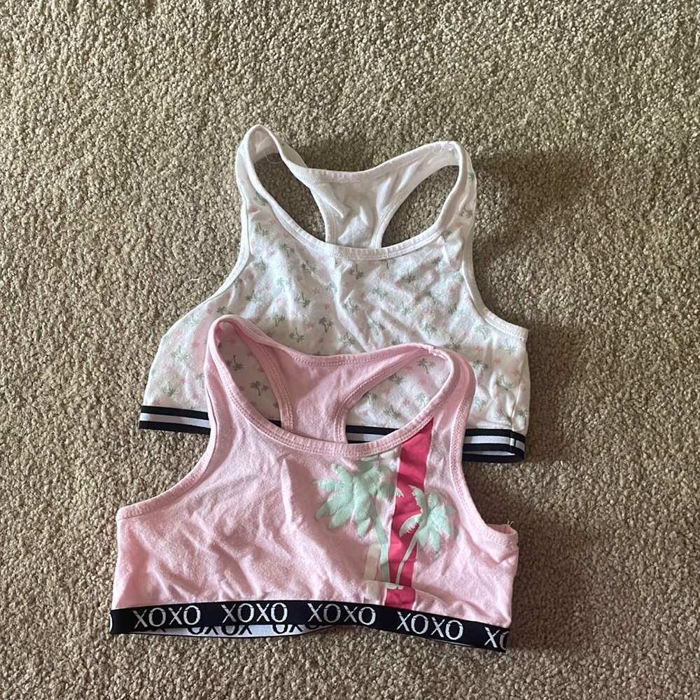 Girls XOXO 2 pack sports bras size 34
